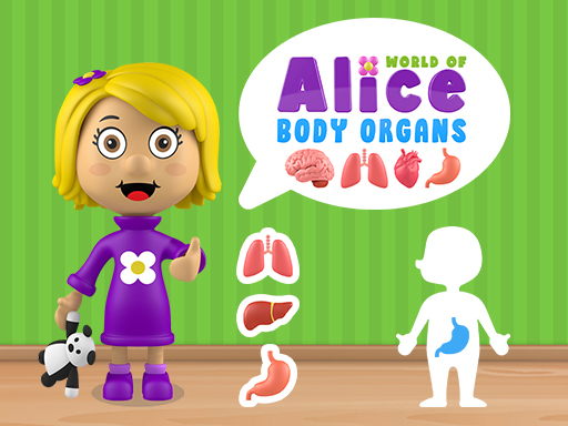 World of Alice Body Organs online Puzzle game