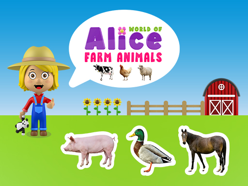 World of Alice Farm Animals online Clicker game