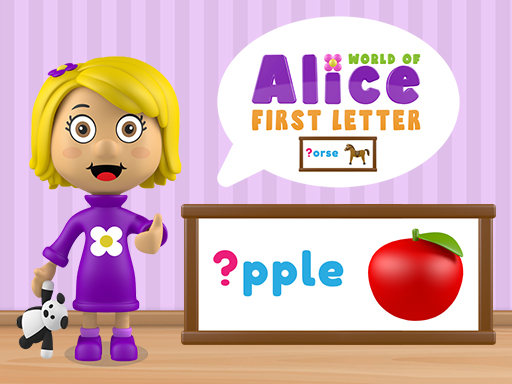 World of Alice First Letter online Puzzle game
