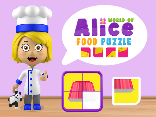 World of Alice Food Puzzle online Puzzle game