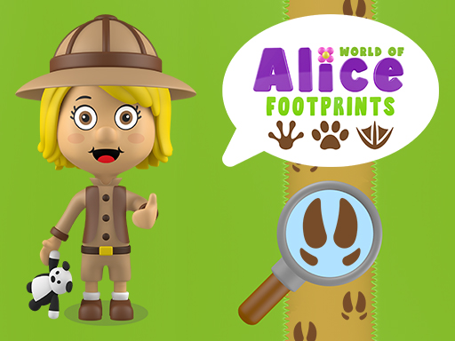 World of Alice Footprints online Puzzle game