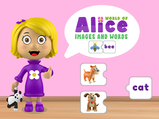 World of Alice Images and Words online Puzzle game