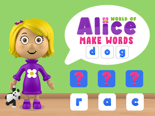 World of Alice Make Words online Puzzle game