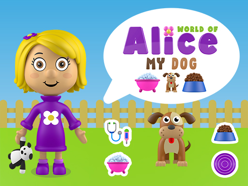 World of Alice My Dog online Clicker game