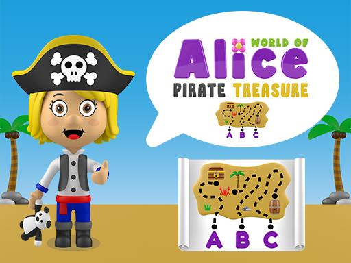 World of Alice Pirate Treasure online Puzzle game