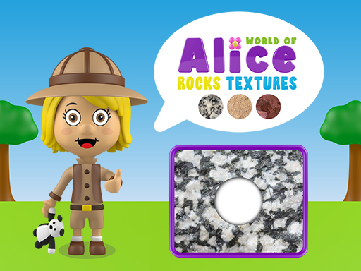 World of Alice Rocks Textures online Puzzle game