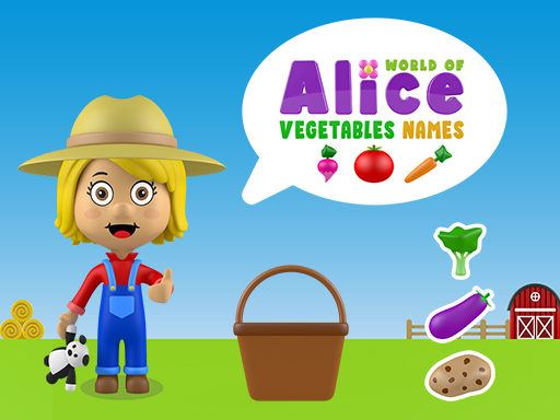 World of Alice   Vegetables Names free cooking game