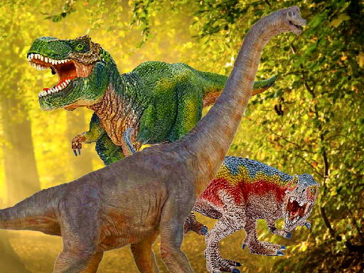 World of Dinosaurs Jigsaw online game