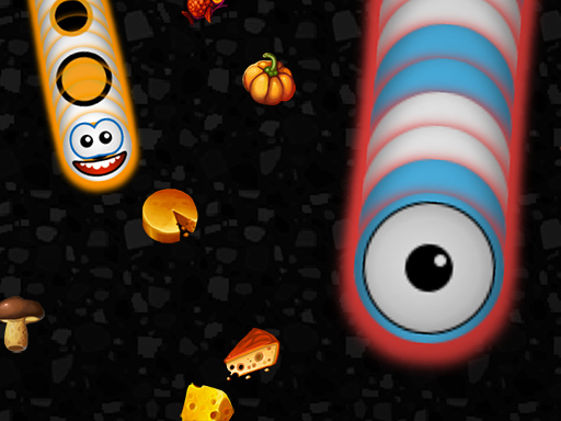 Worms Zone a Slithery Snake online Arcade game