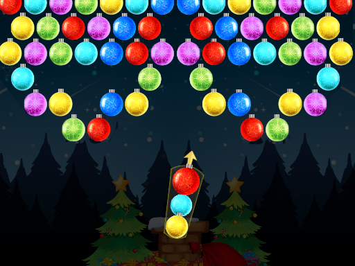 Xmas Bubble Army online Girls game