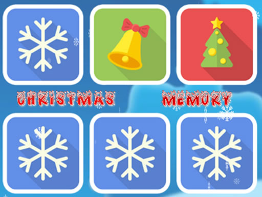 Xmas Memory Matching online Puzzle game