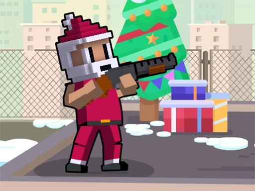 Xmas Rooftop Battles 2 Player free online game