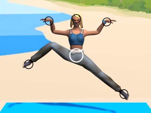Yoga Skill 3D online Hypercasual game