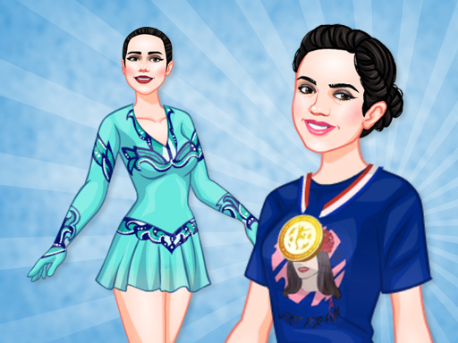 Young Figure Skaters Ellie and Jenny online game