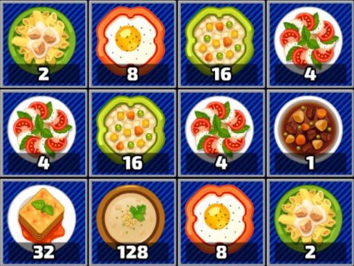 Yummy 2048 online game