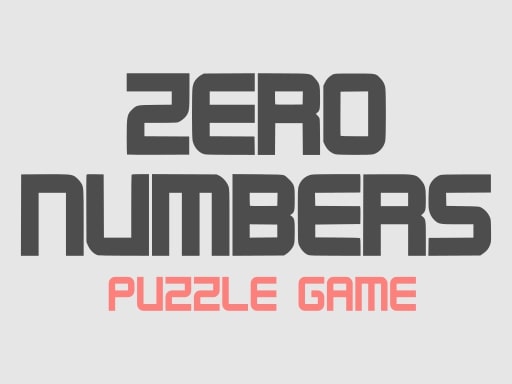 Zero Numbers online Puzzle game