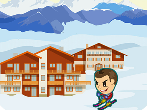 ZigZag Snow Ski online Hypercasual game