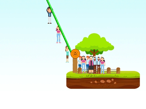 Zipline People Rescue online Hypercasual game