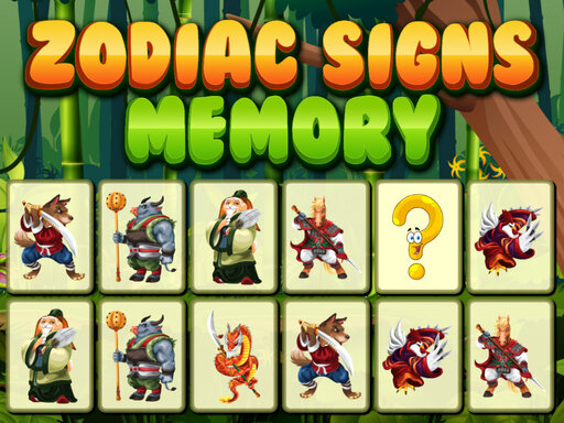 Zodiac Signs Memory online game