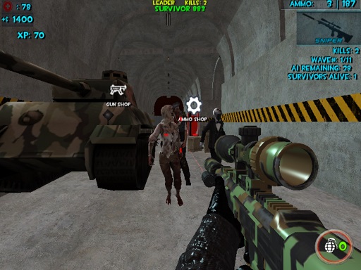 Zombie Apocalypse Bunker Survival Z online Multiplayer game