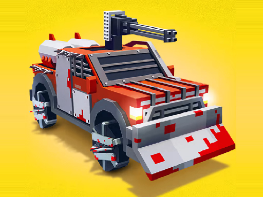 Zombie Derby: Blocky Roads Online online Shooting game