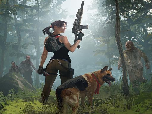Zombie Hunter Uprising online Arcade game