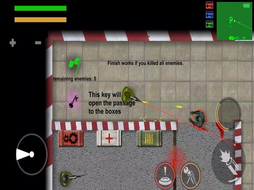 Zombie War 2D online game